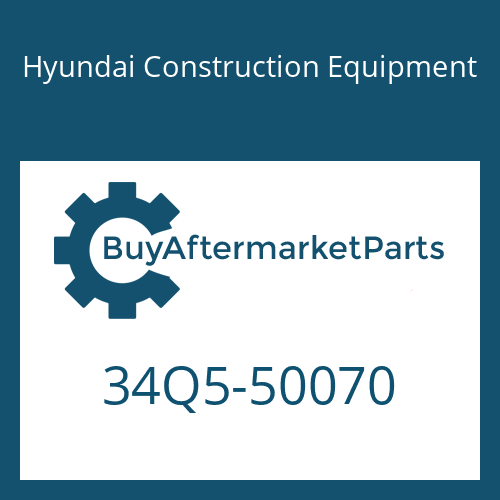 34Q5-50070 Hyundai Construction Equipment HOSE ASSY-H/PRESSURE