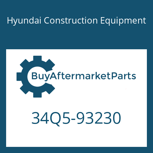 34Q5-93230 Hyundai Construction Equipment PIPING KIT-HYD