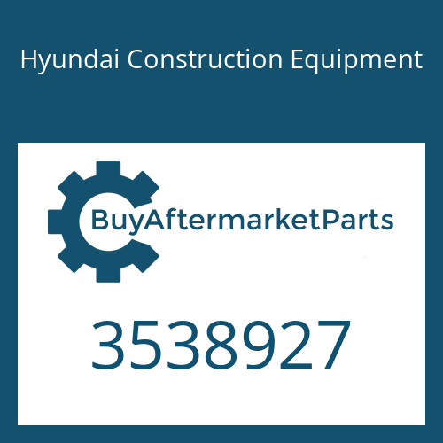 3538927 Hyundai Construction Equipment COUPLING-HOSE