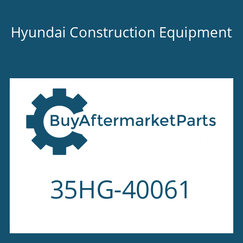 35HG-40061 Hyundai Construction Equipment CLAMP-TUBE