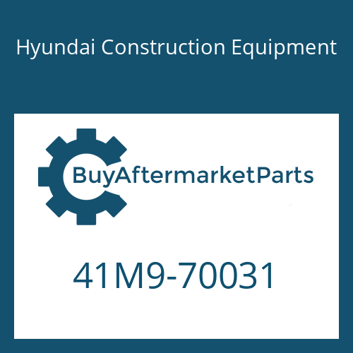 41M9-70031 Hyundai Construction Equipment POST-SWING