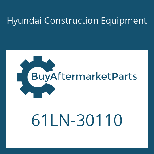 61LN-30110 Hyundai Construction Equipment Plate-Tapped