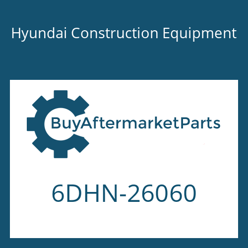 6DHN-26060 Hyundai Construction Equipment CARR&BACKREST ASSY