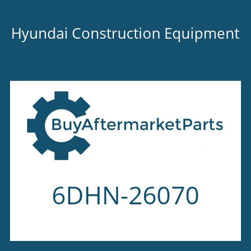 6DHN-26070 Hyundai Construction Equipment CARR&BACKREST ASSY
