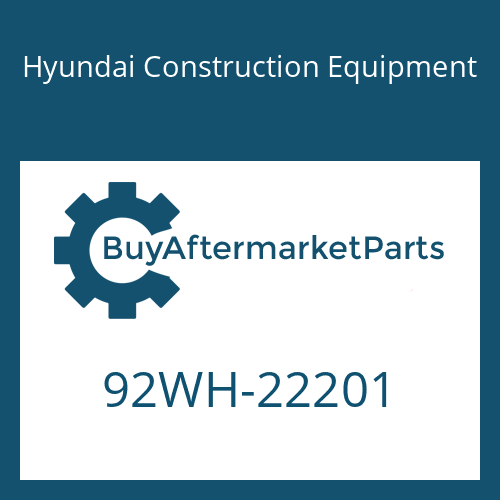 92WH-22201 Hyundai Construction Equipment DECAL-NOISE LWA
