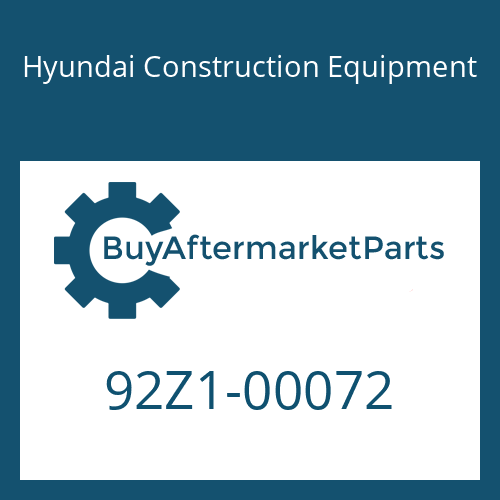 92Z1-00072 Hyundai Construction Equipment DECAL KIT-A