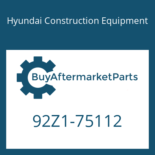 92Z1-75112 Hyundai Construction Equipment DECAL-MODEL NAME LH