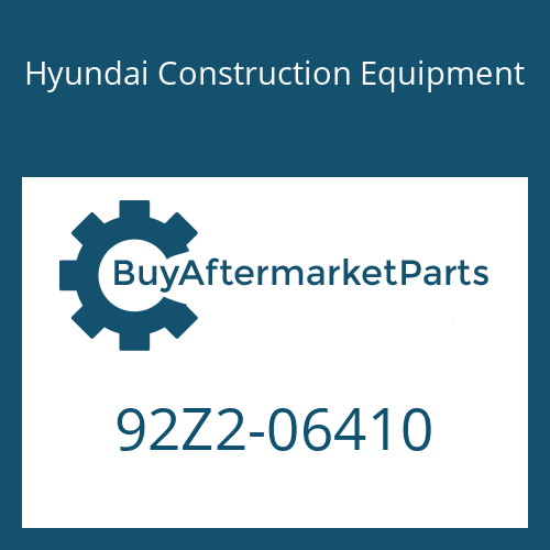 Hyundai Construction Equipment 92Z2-06410 - PLATE-NAME for Heavy Equipment