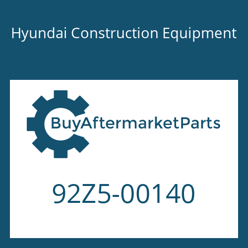 92Z5-00140 Hyundai Construction Equipment DECAL-AIRBOOSTER CHINA