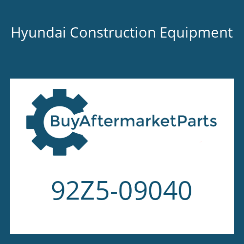 92Z5-09040 Hyundai Construction Equipment DECAL-SIDE GRAPHIC LH