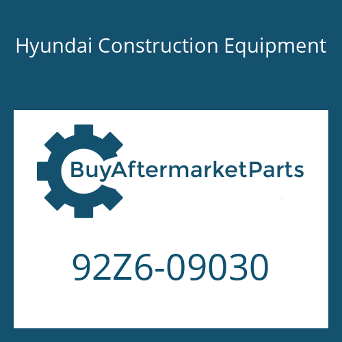 92Z6-09030 Hyundai Construction Equipment DECAL-GRAPHIC RH