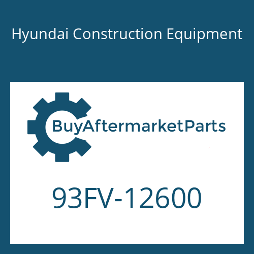 93FV-12600 Hyundai Construction Equipment DECAL-MODEL NAME