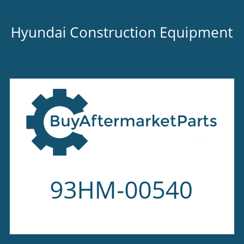 93HM-00540 Hyundai Construction Equipment DECAL-REFERENCE RH