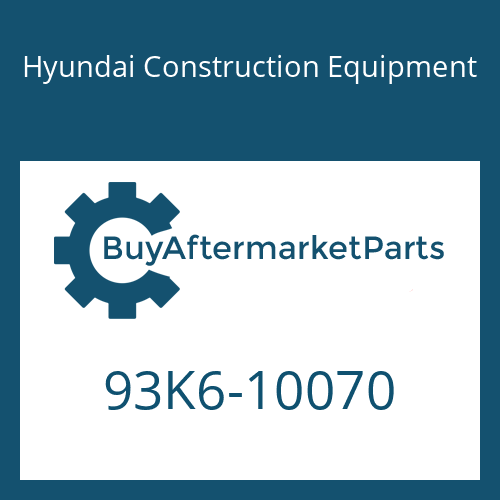 93K6-10070 Hyundai Construction Equipment DECAL-MODEL NAME RH