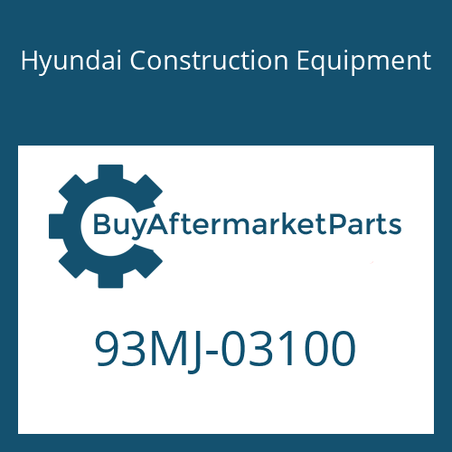 93MJ-03100 Hyundai Construction Equipment DECAL-LIFTING CHART