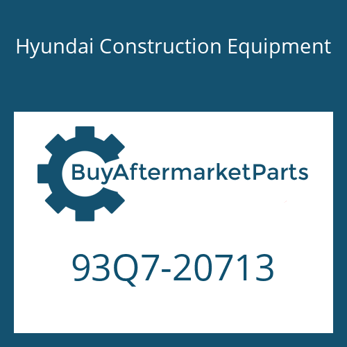 93Q7-20713 Hyundai Construction Equipment DECAL-SERVICE INSTRUCTION