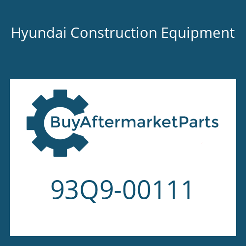93Q9-00111 Hyundai Construction Equipment DECAL KIT-B