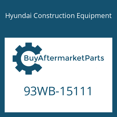 93WB-15111 Hyundai Construction Equipment DECAL-MODEL NAME LH