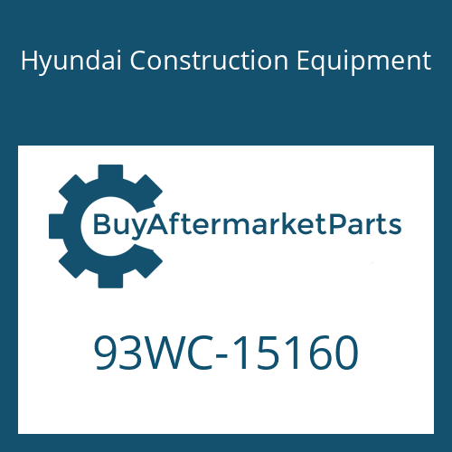 93WC-15160 Hyundai Construction Equipment DECAL-MODEL NAME