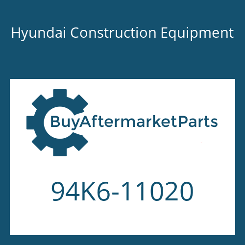 94K6-11020 Hyundai Construction Equipment DECAL-MODEL NAME LH