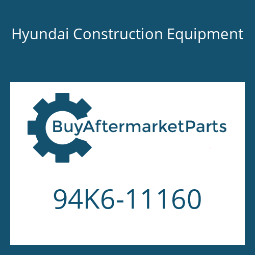 94K6-11160 Hyundai Construction Equipment DECAL-MODEL NAME RH