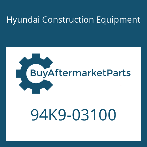 94K9-03100 Hyundai Construction Equipment Kit-Lifting Chart