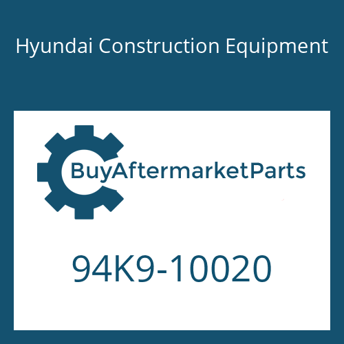 94K9-10020 Hyundai Construction Equipment DECAL-MODEL NAME LH