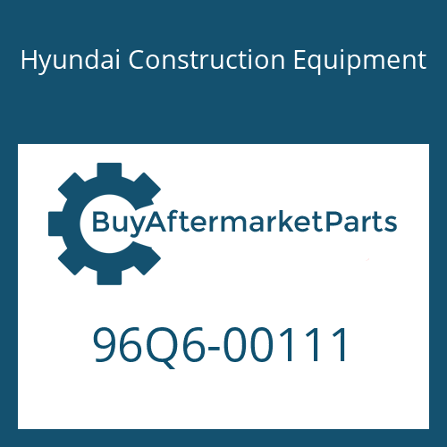 96Q6-00111 Hyundai Construction Equipment DECAL KIT-B