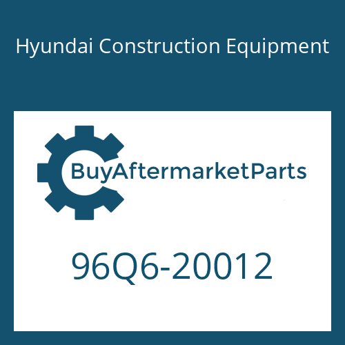 96Q6-20012 Hyundai Construction Equipment DECAL-MODEL NAME