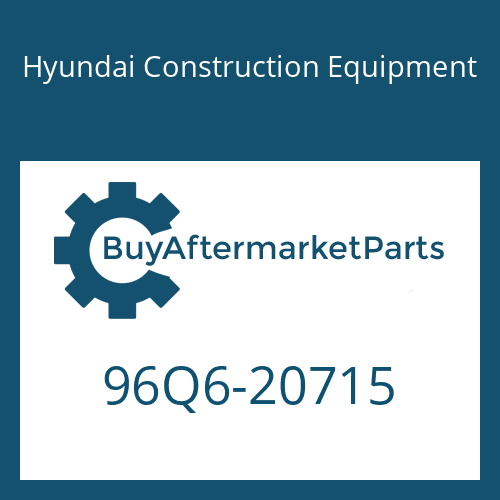 96Q6-20715 Hyundai Construction Equipment DECAL-SERVICE INSTRUCTION