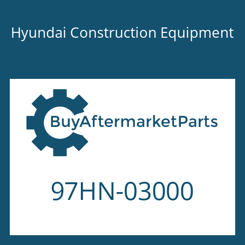 97HN-03000 Hyundai Construction Equipment DECAL-EQUIP SPEC