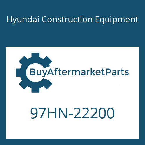 97HN-22200 Hyundai Construction Equipment DECAL-MODEL NAME