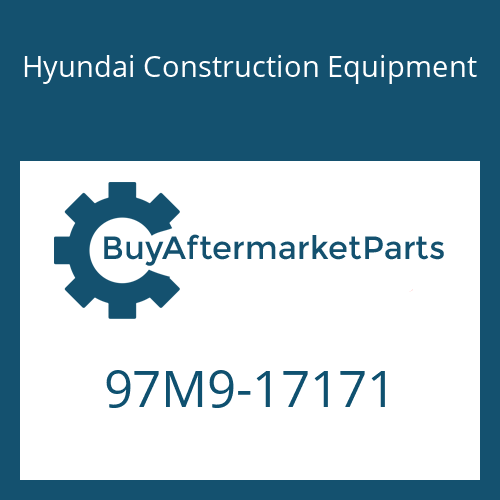97M9-17171 Hyundai Construction Equipment DECAL-SERVICE INSTRUCTION