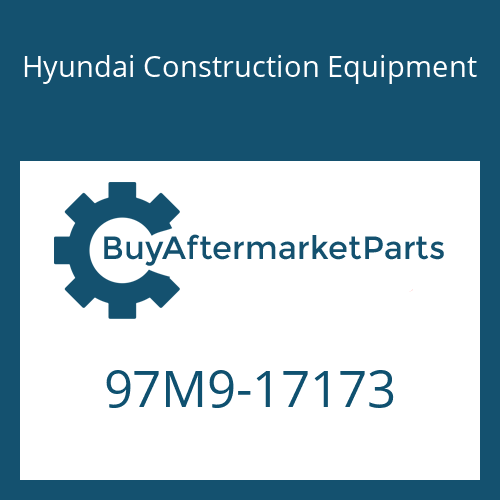 97M9-17173 Hyundai Construction Equipment DECAL-SERVICE INSTRUCTION