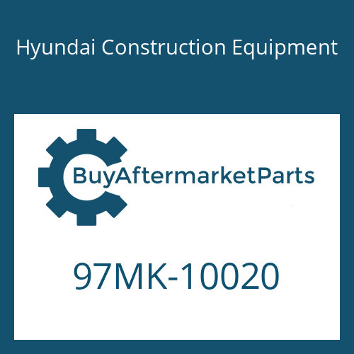 97MK-10020 Hyundai Construction Equipment DECAL-MODEL NAME LH