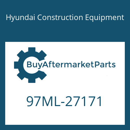 97ML-27171 Hyundai Construction Equipment DECAL-SERVICE INSTRUCTION