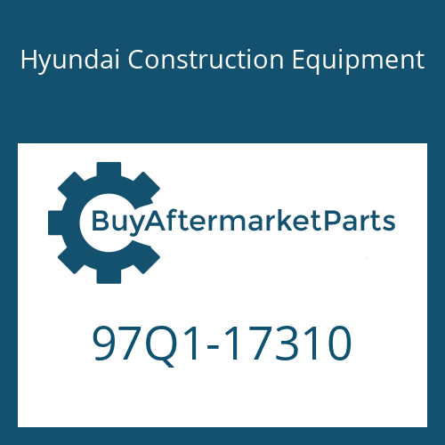 97Q1-17310 Hyundai Construction Equipment DECAL-CONTROL SWIVEL