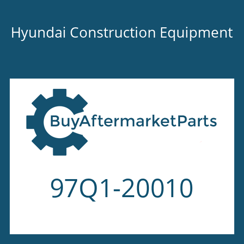 97Q1-20010 Hyundai Construction Equipment DECAL-MODEL NAME