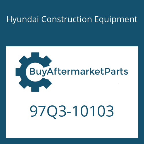 97Q3-10103 Hyundai Construction Equipment DECAL KIT-B
