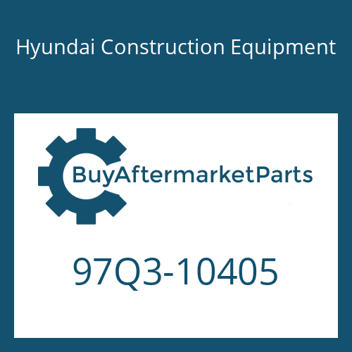 97Q3-10405 Hyundai Construction Equipment DECAL KIT-B