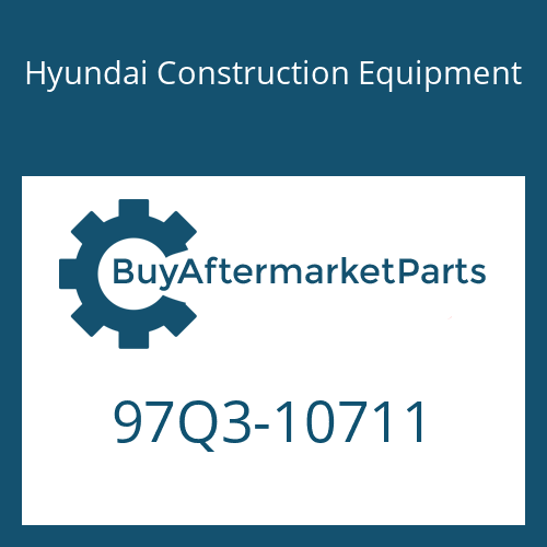 97Q3-10711 Hyundai Construction Equipment DECAL-SERVICE INSTRUCTION