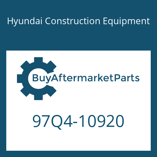 97Q4-10920 Hyundai Construction Equipment DECAL-SERVICE INSTRUCTION