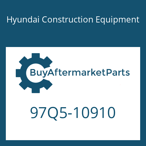 97Q5-10910 Hyundai Construction Equipment DECAL-SERVICE INSTRUCTION