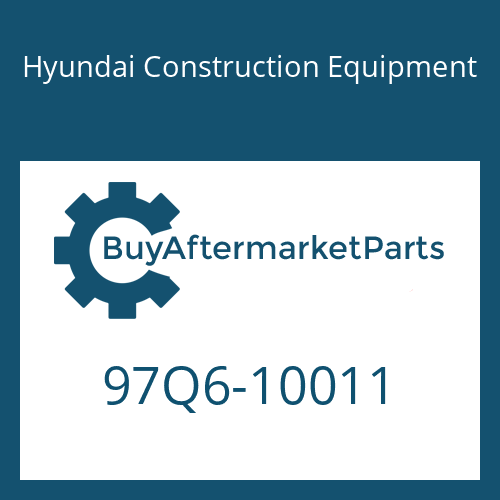 97Q6-10011 Hyundai Construction Equipment DECAL-MODEL NAME