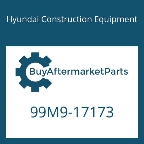 99M9-17173 Hyundai Construction Equipment DECAL-SERVICE INSTRUCTION