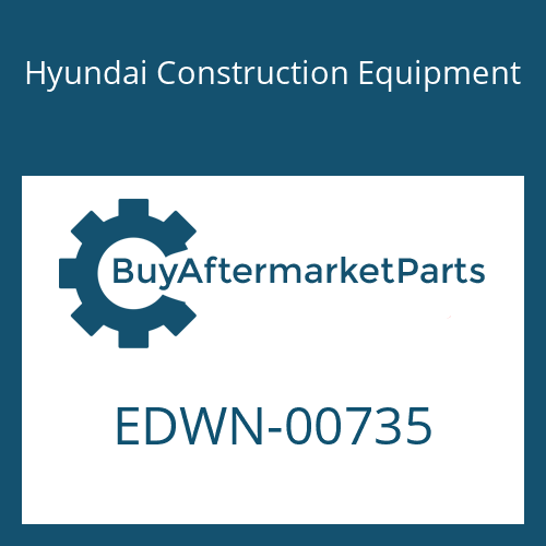 EDWN-00735 Hyundai Construction Equipment NUT-HEX