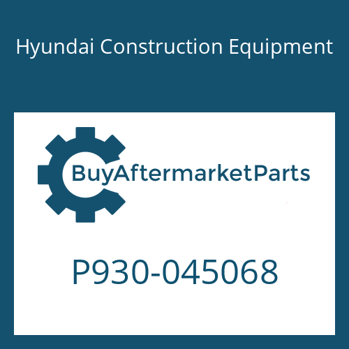 P930-045068 Hyundai Construction Equipment HOSE ASSY-ORFS&THD