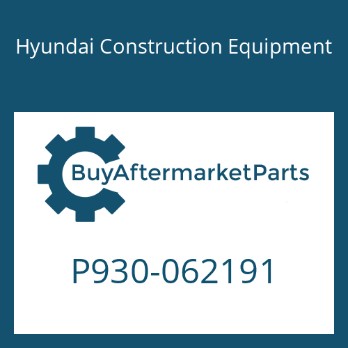 P930-062191 Hyundai Construction Equipment HOSE ASSY-ORFS&THD