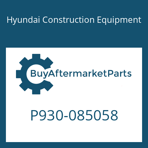 P930-085058 Hyundai Construction Equipment HOSE ASSY-ORFS&THD