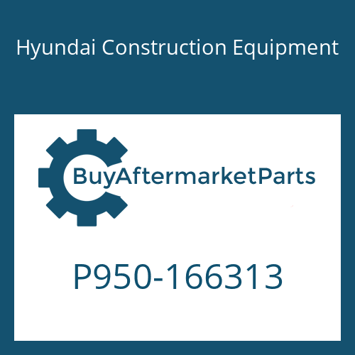 P950-166313 Hyundai Construction Equipment HOSE ASSY-ORFS&FLG